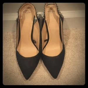 Zara Black Slingback Pumps Size 36
